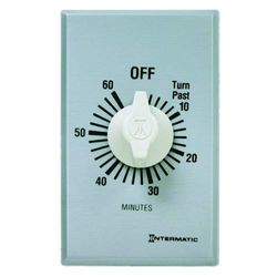 Intermatic Indoor and Outdoor Spring Wound Timer 277 V Silver