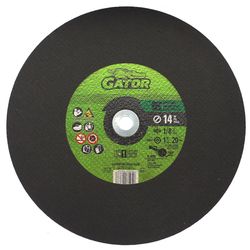 Gator 14 in. D X 1 in. X 1/8 in. thick Aluminum Oxide/Silicon Carbide Type 1 Masonry Cutting Wheel 1