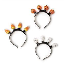 Spooky Lites LED Halloween Headband 1 pk (RANDOM COLOR)