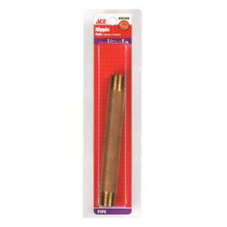 Ace 3/8 in. Male Male Brass Nipple 5 in. L