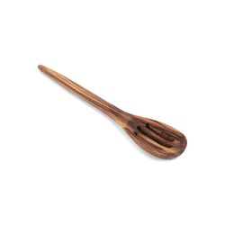 Ironwood Brown Acacia Wood Slotted Spoon