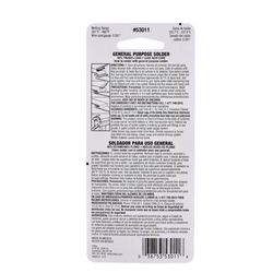 Oatey 1.5 oz Acid Core Wire Solder 0.081 in. D Tin/Lead 40/60 1 pc