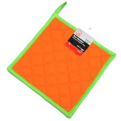 Chef Craft Orange and Green Cotton Pot Holder