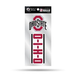 Rico College Ohio State Buckeyes Double Up Die Cut Sticker Vinyl 1 pc