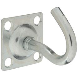 National Hardware Medium Zinc-Plated Silver Steel 2.33 in. L Clothesline Hook 140 lb 1 pk