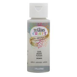Rust-Oleum Testors Craft Metallic Graphite Water-Based Paint Interior 2 oz