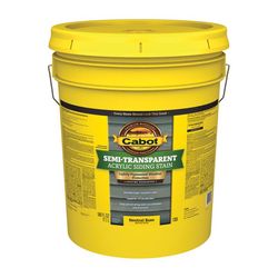 Cabot Semi-Transparent Acrylic Semi-Transparent Tintable Neutral Base Water-Based Acrylic Siding Sta