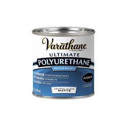Varathane Matte Clear Water-Based Polyurethane 1/2 pt