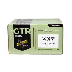 Big Timber No. 14 Sizes X 7 in. L Star Button Top Head Coarse Gutter Screws