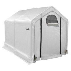 ShelterLogic GrowIt Translucent 96 in. W X 72 in. D X 78 in. H Peak Style Greenhouse