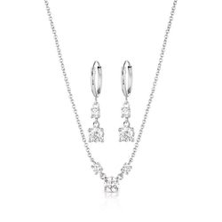 Montana Silversmiths Women's Crystal Silver Jewelry Sets Water Resistant