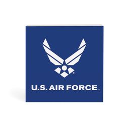 P Graham Dunn 6 in. H X 6 in. L Blue/White Wood US Air Force Word Block