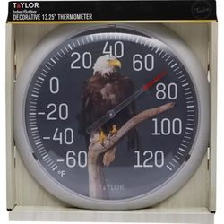 Taylor Bald Eagle Design Dial Thermometer Plastic Multicolored 13.25 in.