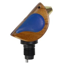Totally Bamboo Blue Acacia Wood/Stainless Steel Bird Bottle Pourer