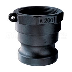 Abbott Rubber Polypropylene 3 in. D X 3 in. D Male Adapter 1 pk