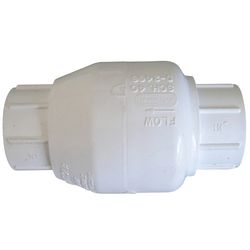 Campbell 1-1/4 in. D X 1-1/4 in. D Plastic Swing Check Valve