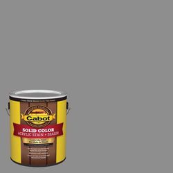 Cabot Solid Color Acrylic Stain & Sealer Solid Driftwood Gray Water-Based Acrylic Deck Stain 1 gal