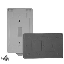 Cantex Rectangle PVC 1 gang 5 in. H X 2-7/8 in. W Toggle Cover