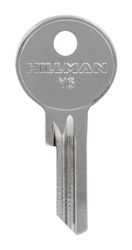 HILLMAN Traditional Key Automotive Key Blank Single Black/Silver