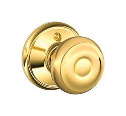 Schlage Georgian Bright Brass Dummy Knob