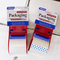 Bazic Products 1.88 in. W X 800 in. L Packaging Tape with Dispenser