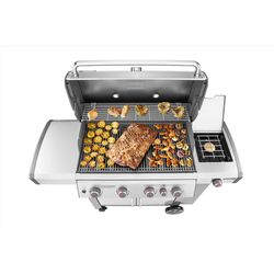 Weber Genesis II S-435 4 Burner Liquid Propane Grill Stainless Steel