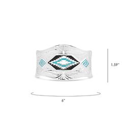 Montana Silversmiths Women's Southwest Aztec Cuff Bracelet