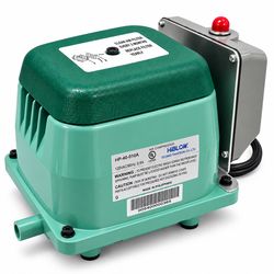 HIBLOW HP-40A 634 gph Aluminum Diaphragm Switch AC Septic Air Pump with Alarm
