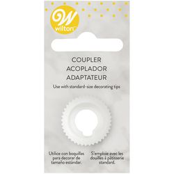 Wilton White Plastic Standard Coupler