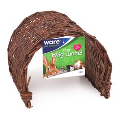 Ware Pet Large Wood Twig Tunnel Brown 7 in. H X 8 in. W X 10 in. D