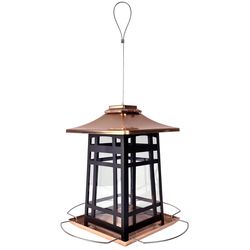 Nature's Way Wild Bird & Hummingbird 3.3 qt Metal Gazebo Hanging Bird Feeder