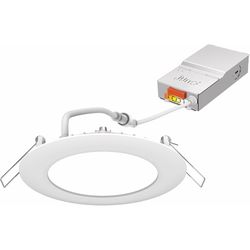 Juno WF4 Matte White 3.3 in. W Plastic LED Canless Recessed Downlight 9 W