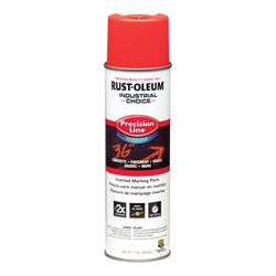 Rust-Oleum Industrial Choice Fluorescent Red-Orange Inverted Marking Paint 17 oz