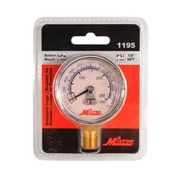 Milton Pressure Gauge 1/4 in. 1 pc
