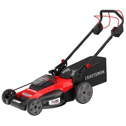 CRAFTSMAN V20 2x20V CMCMWSP220P2 20 in. Battery Self-Propelled Lawn Mower Kit (Battery & Charger)
