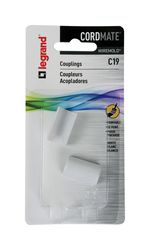 Legrand Cordmate 1 in. L Coupling Cord Cover