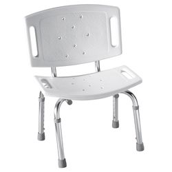 Moen Home Care Chrome White Bath/Shower Seat Plastic 21  H X 19.25  L