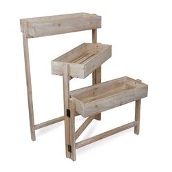 Alpine 39 in. H X 13 in. W X 26 in. D Wood Shelf Rack