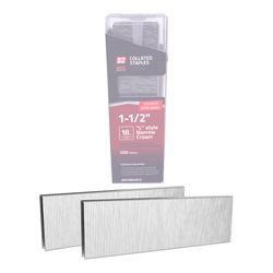 Grip-Rite Prime Guard 1/4 in. W X 1-1/2 in. L 18 Ga. Narrow Crown L-Style Staples 500 pk