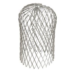 Amerimax 2.8 in. W X 3 in. L Gray Aluminum Gutter Strainer