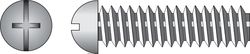 HILLMAN No. 10-24 Ga. X 1 in. L Combination Round Head Zinc-Plated Steel Machine Screws 100 pk