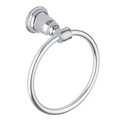 OakBrook Collection Chrome Towel Ring Die Cast Zinc