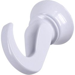 HILLMAN White Classic Hanging Hooks 50 lb 1 pk