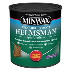 Minwax Helmsman Satin Clear Water-Based Spar Urethane 1 qt
