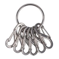 Nite Ize KeyRing Stainless Steel Silver S-Biner Keychain
