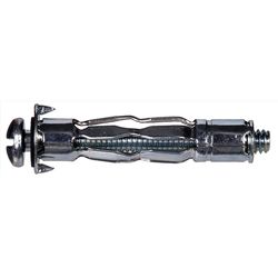 HILLMAN 1/4 in. D X 2.35 in. L Steel Pan Head Hollow Wall Anchors 2 pk
