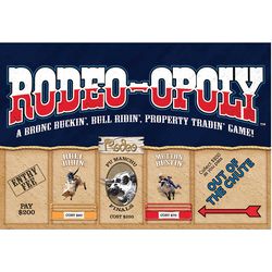 Late for the Sky Rodeo Opoly Board Game Multicolored