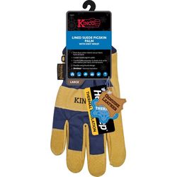 Kinco Men's Outdoor Knit Wrist Work Gloves Gold L 1 pair