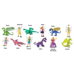 Safari Ltd. Super Toobs Fairies & Dragons Toob Toy 12 pc