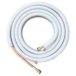 MRCOOL 25' 1/4 1/2 Refrigerant Line Set & Wire for 18k Indoor Air Handler- Mini Split Install Kit